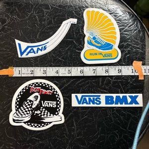 Vintage 70s/80s Vans Stickers Lot Real legit original vintage